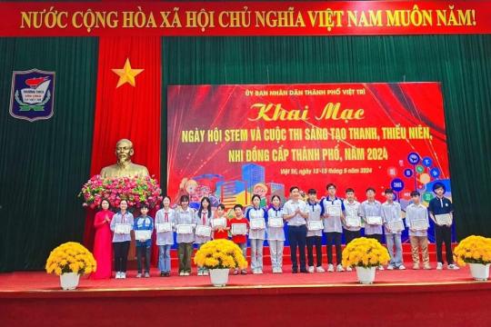 Một số hình ảnh: “Ngày hội STEM - Chuyển đổi số trong giáo dục và Cuộc thi sáng tạo thanh thiếu niên nhi đồng cấp Thành phố năm 2024”